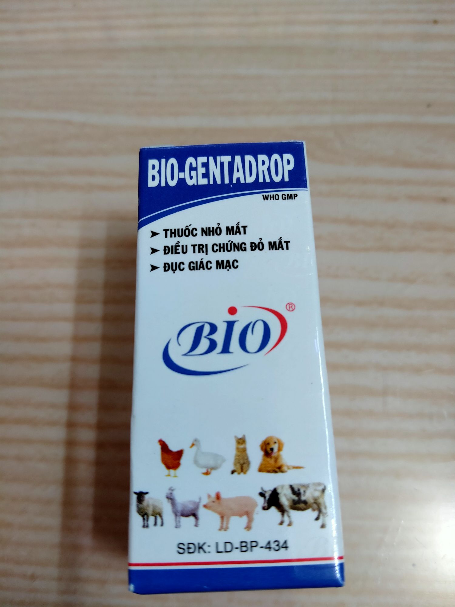 2lọ nhỏ mắt gà, bị chảy gèn, đỏ mắt -genta drop10ml
