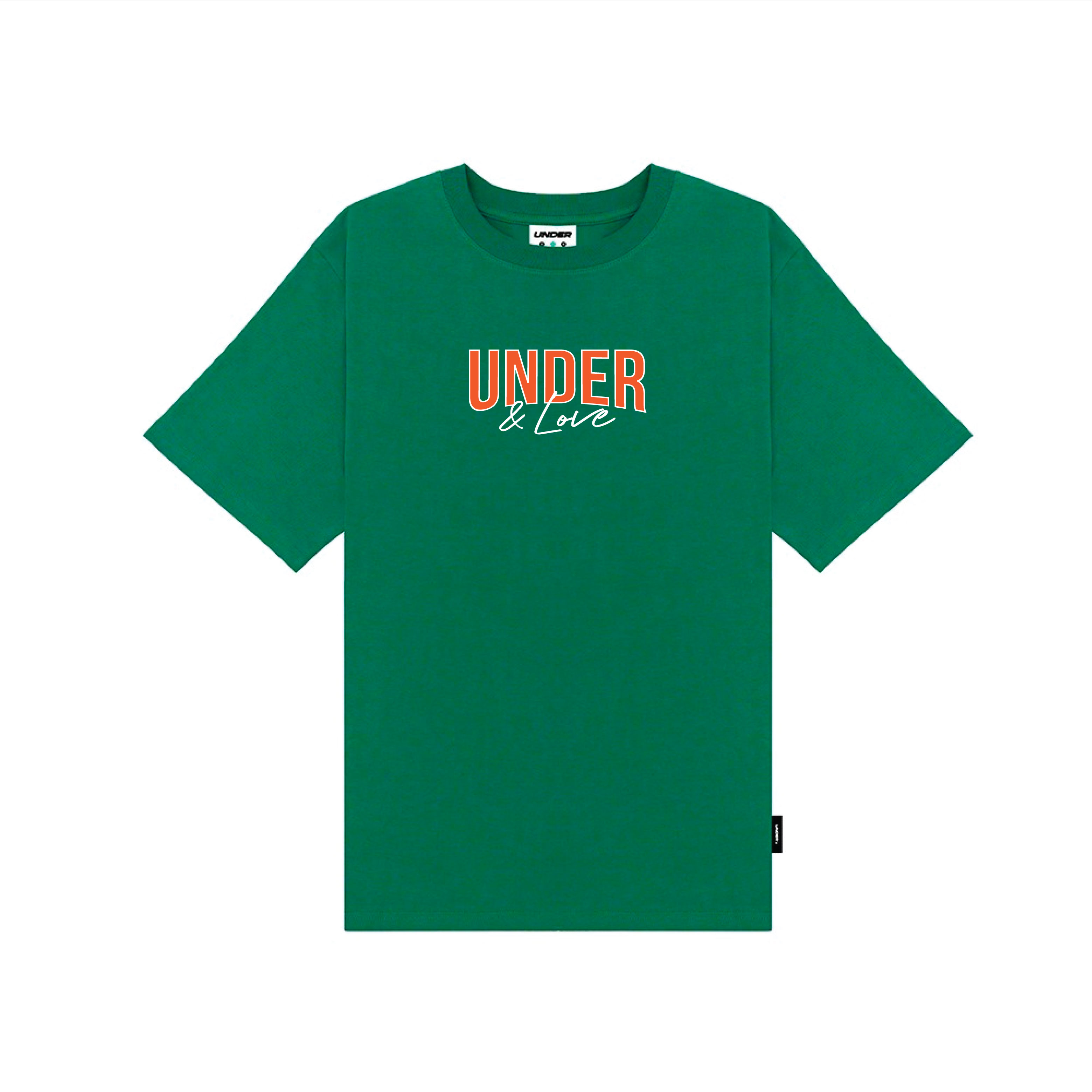 Áo thun UNDER & Love Tee (Green) - UTS011A