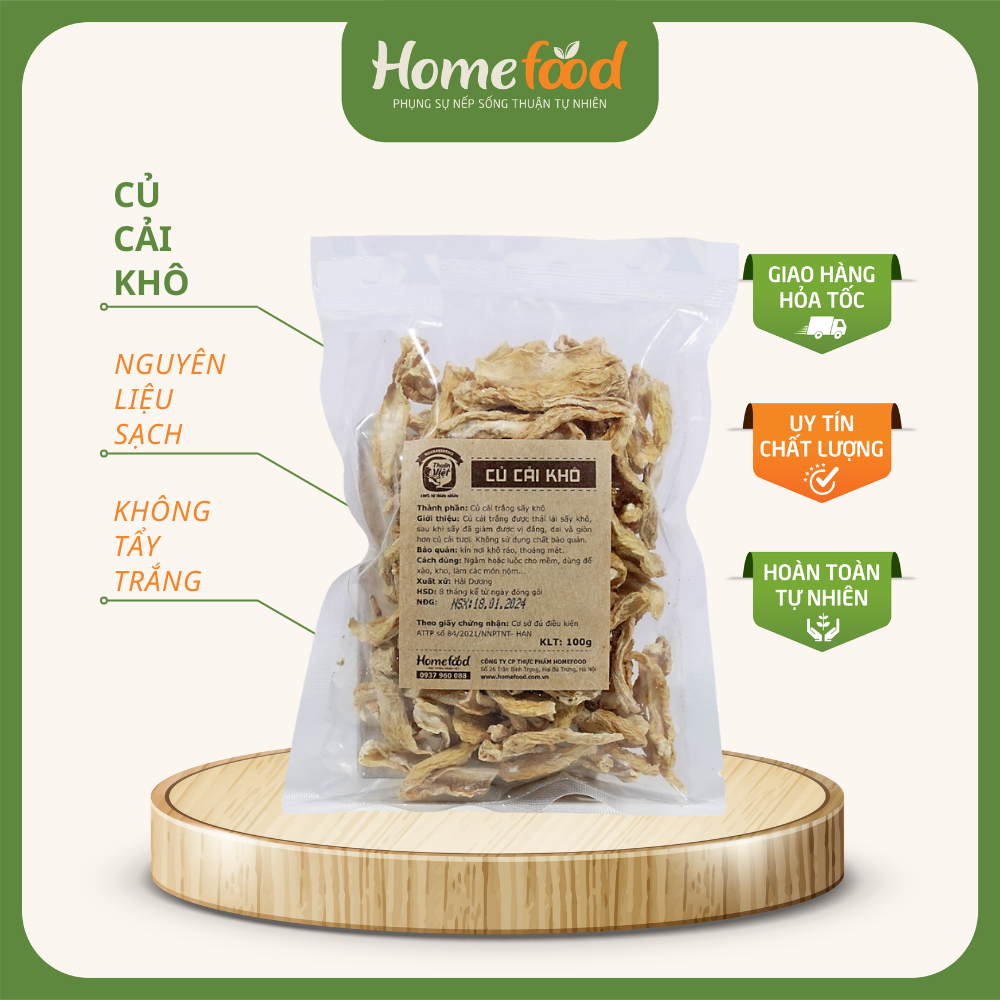Củ cải khô HOMEFOOD