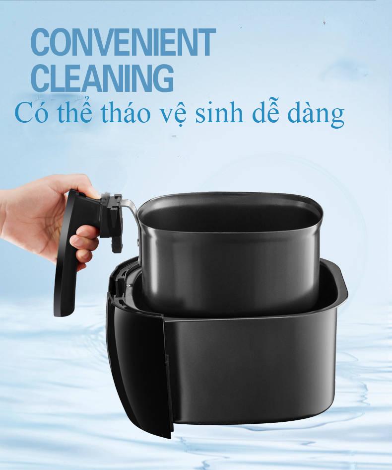 Nồi chiên không dầu OZOOPU 4.5 lít CAO CẤP 2019 - Bảo hành 12 tháng