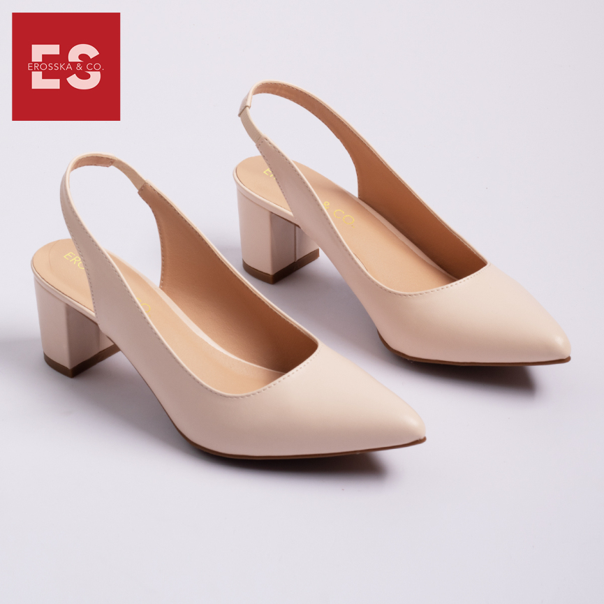 Giày cao gót nữ slingback Erosska thời trang nữ kiểu dáng basic EH015 (BA) giá rẻ