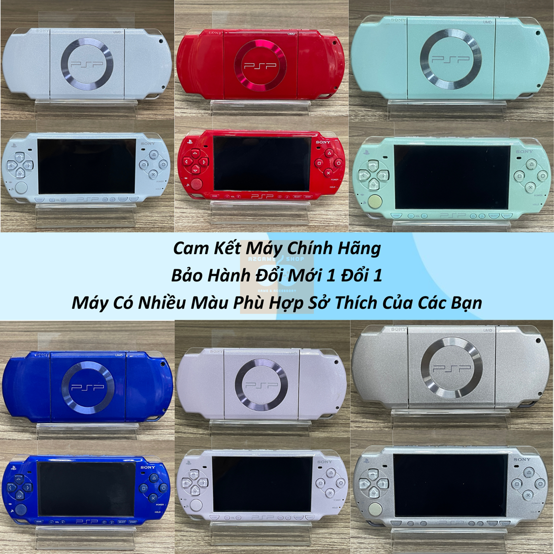 Máy Chơi Game PSP 2000 (Full game PSP/PS1/GBA/NES/SNES/GAME THÙNG) Đầy Đủ Phụ Kiện