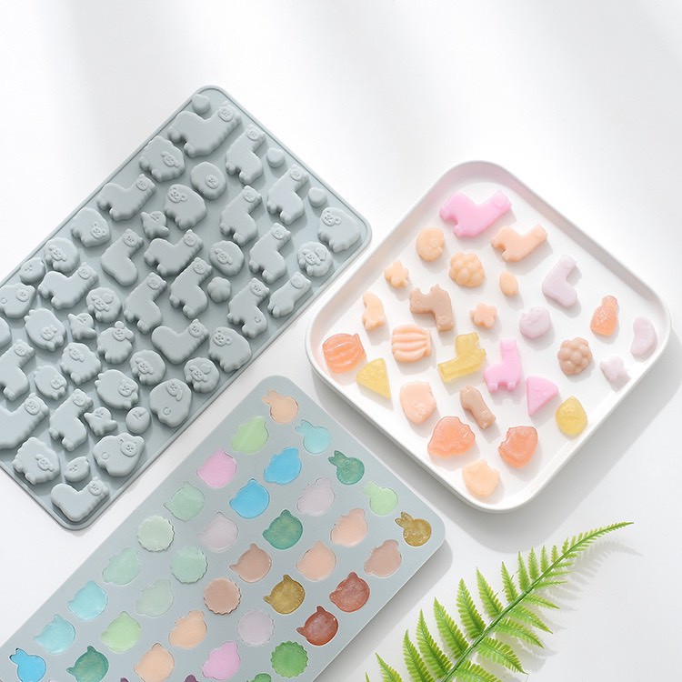 Khuôn - Khay Silicon Làm Kẹo Dẻo, Thạch, Socola...
