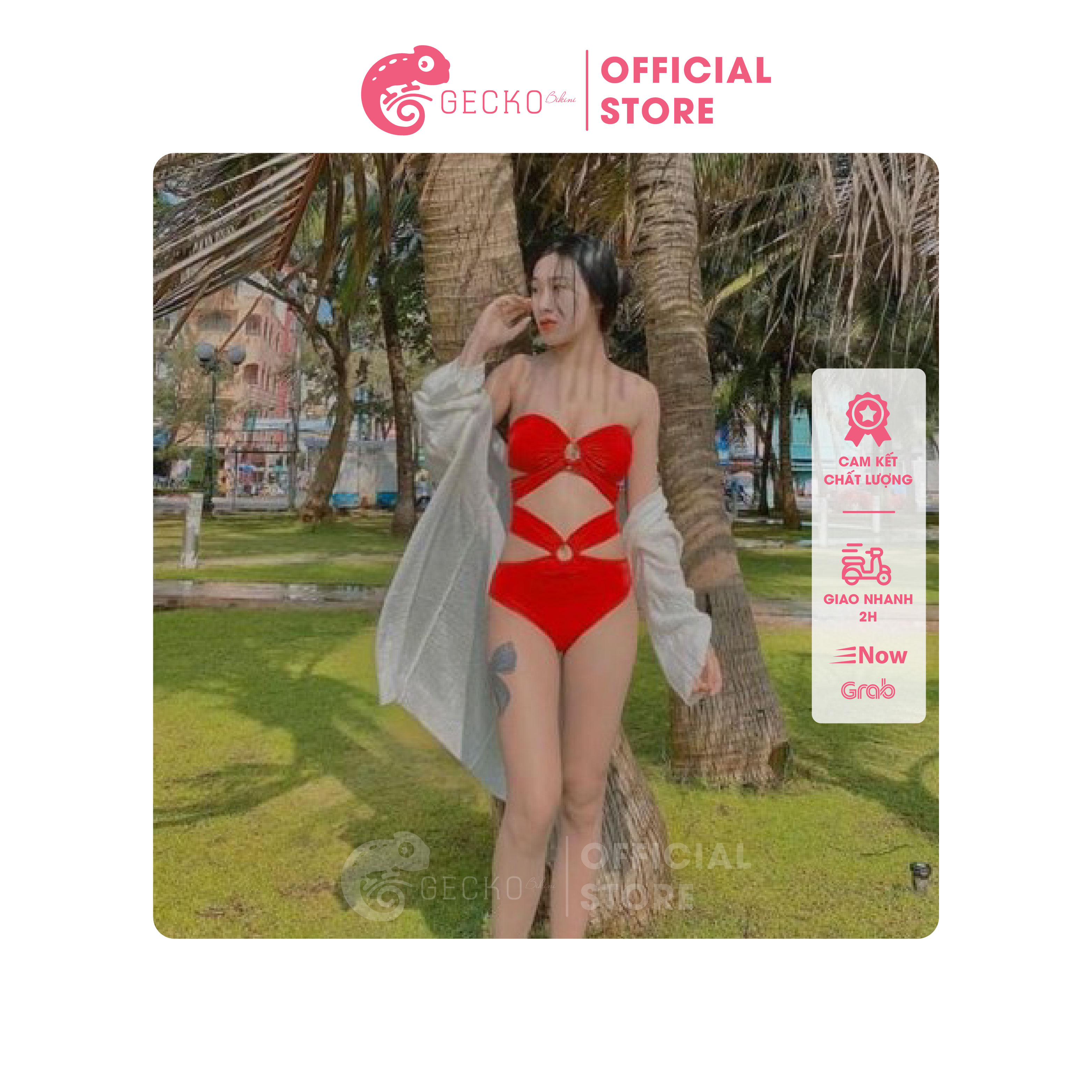 Bikini Đồ Bơi 2 Mảnh Khoen Kèm Dây GK0235 (Ảnh Thật, Nhiều Màu)