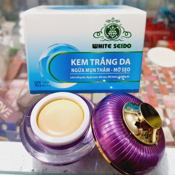 Kem trắng da mờ sẹo White Seido 25g