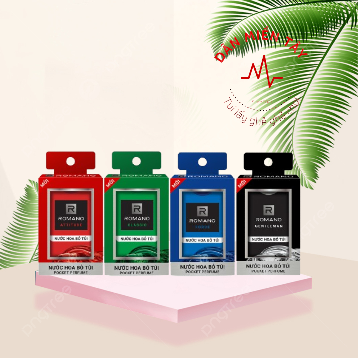 Nước hoa romano cho nam giới dòng bỏ túi tiện lợi 18ml