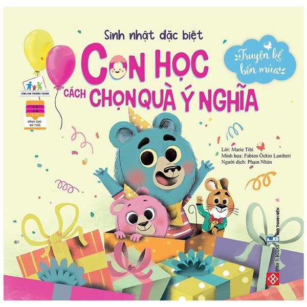 Fahasa - truyện kể bốn mùa - sinh nhật đặc biệt - con học cách chọn quà ý nghĩa