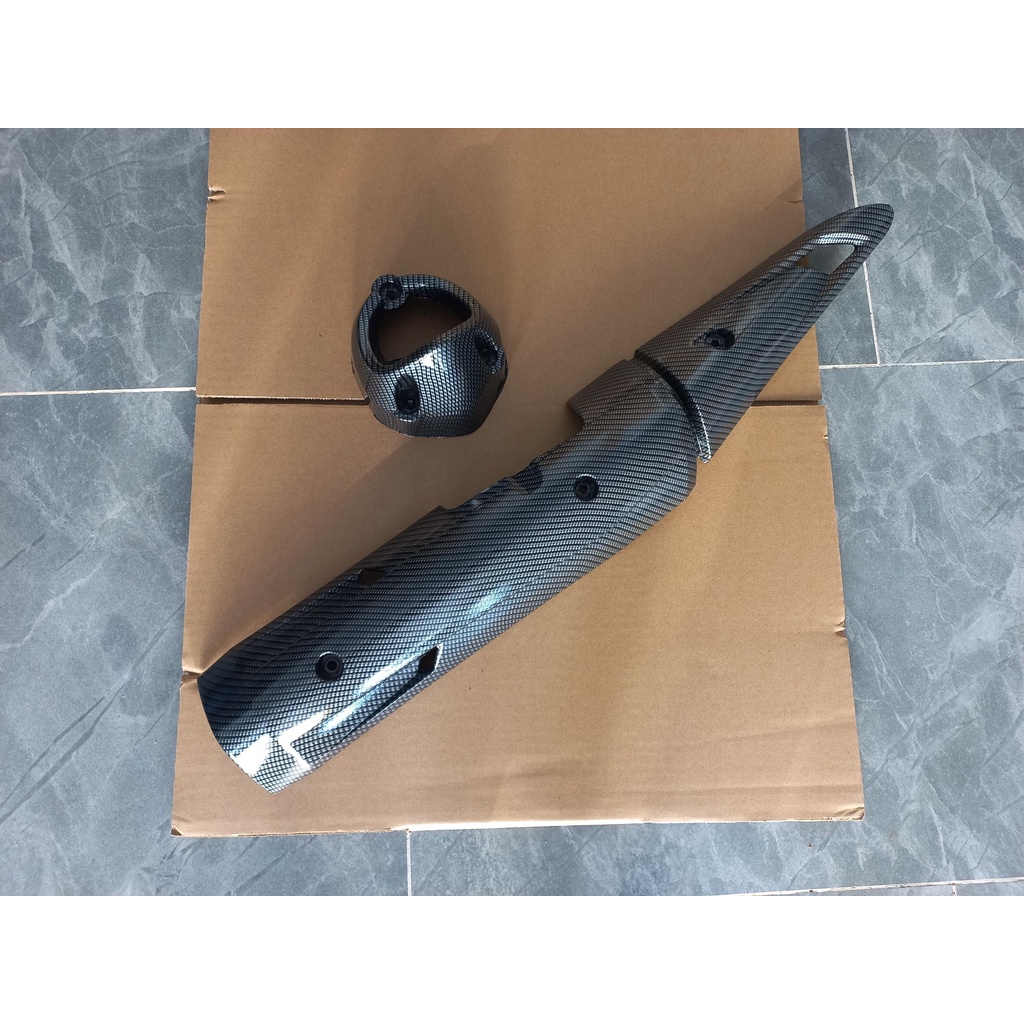 ốp pô ex150 sơn cacbon kiểu zin