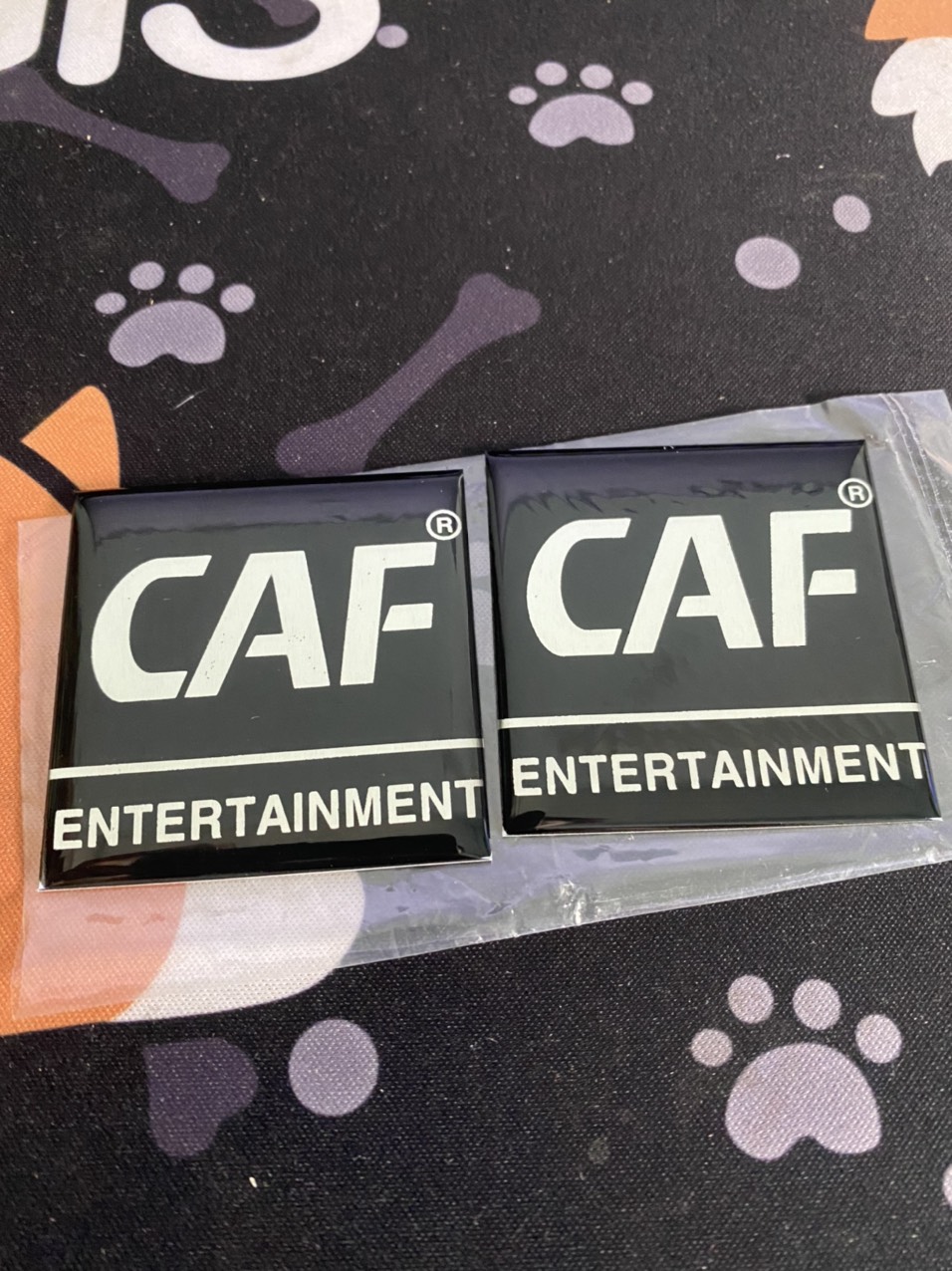 Tem Loa CAF Dán Thùng Loa Vuông 5cm ( giá 2 tem )