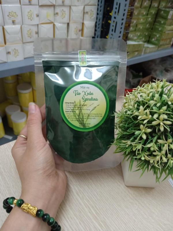 Mặt Nạ Tảo Xoắn Spa chuyên dụng túi zip 100g