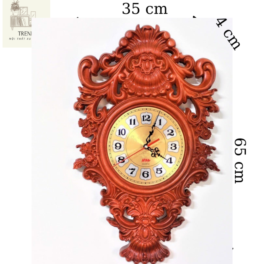 Đồng hồ gỗ, đồng hồ treo tường tân cổ điển
