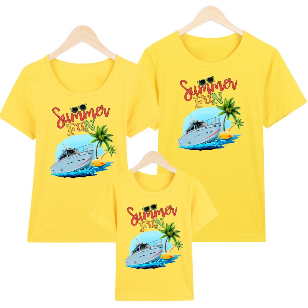 [HCM]Áo Thun Gia Đình in hình Summer Fun EGDM45 Thương Hiệu Elsa