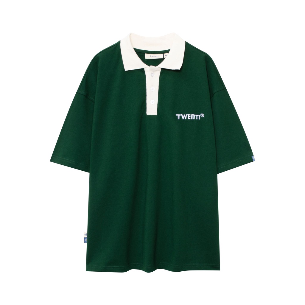 [Nhập Lazxuhuong03 - Giảm 40k/299k]ÁO POLO TWENTI CỔ PHỐI CÁ SẤU COTTON