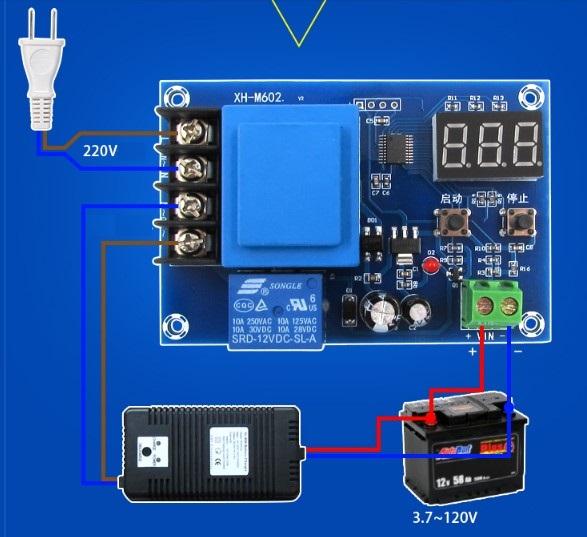 Mạch tự động ngắt và sạc lại ắc quy GH Electronics V2.0