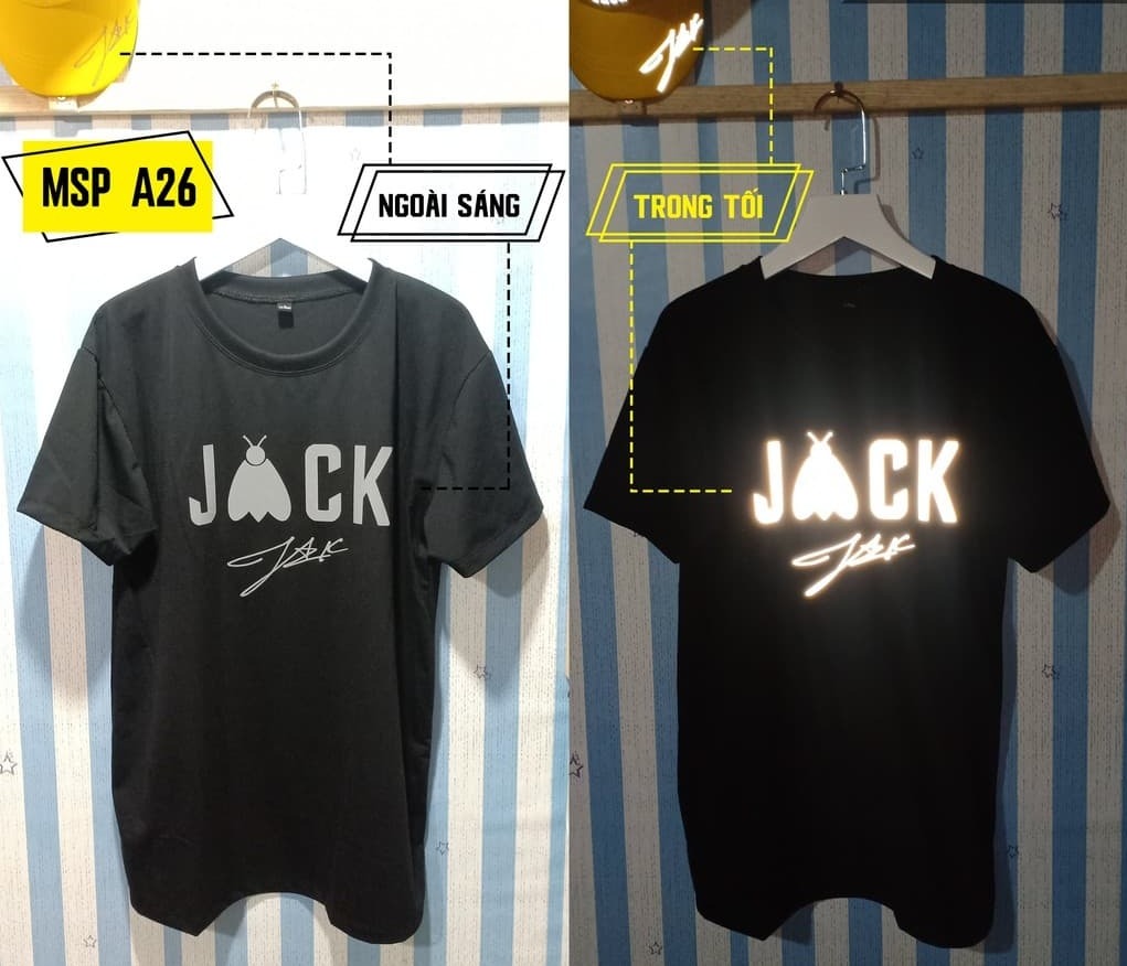 áo Thun Jack Đóm , áo Jack J97 Phản Quang in theo yêu cầu