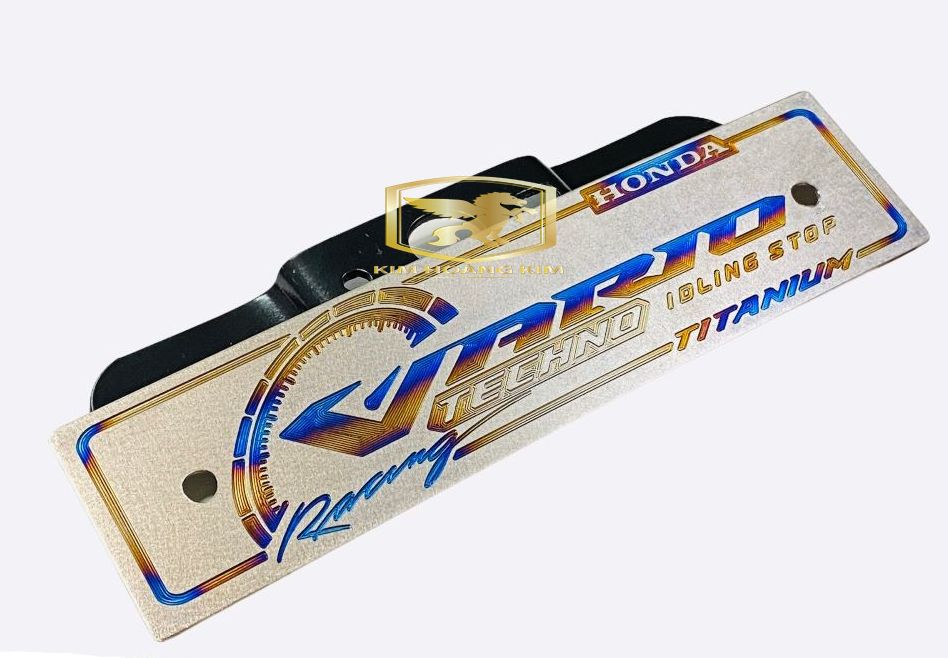 Bảng tên TITANIUM 3D dành cho VARIO (100% TITAN)