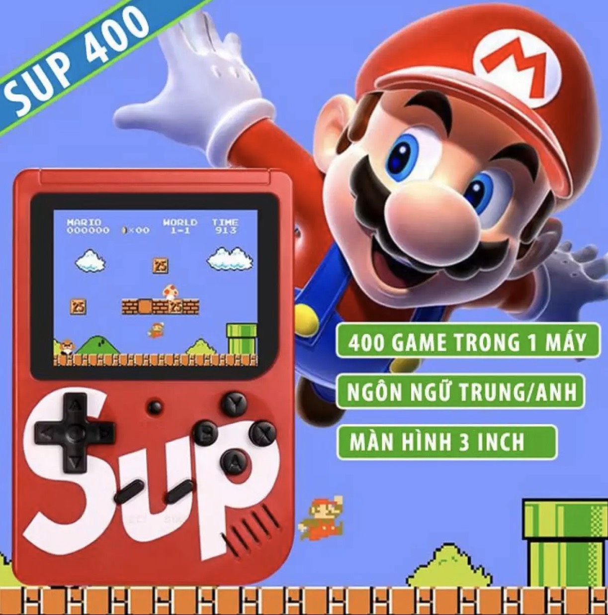 >> BÁO GIÁ 【NEW BE】BẢNG ĐIỀU KHIỂN TRÒ CHƠI CẦM TAY SUP MINI 400 TRONG 1, BẢNG ĐIỀU KHIỂN TRÒ CHƠI SUP, BẢNG ĐIỀU KHIỂN T | Shopee Lazada Sendo Tiki mới nhất 142 Máy Chơi Game Cầm Tay SUP MINI 400 in 1, Máy Chơi Game Sup, Máy Game Cầm Tay (Màu Ngẫu Nhiên)