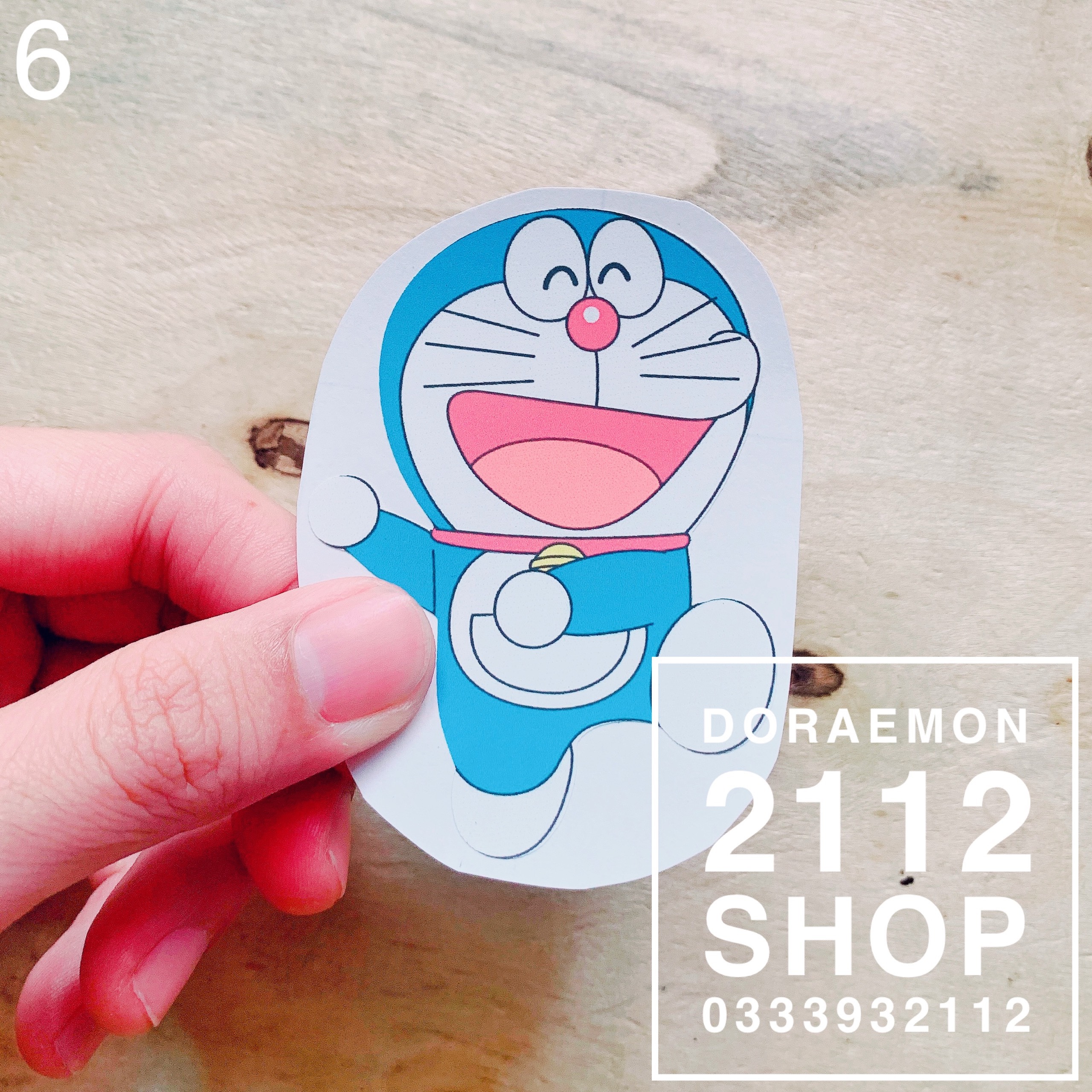 Sticker dán áo - Hình dán ủi áo Doraemon - Tem ủi áo Doraemon (nhiều mẫu)
