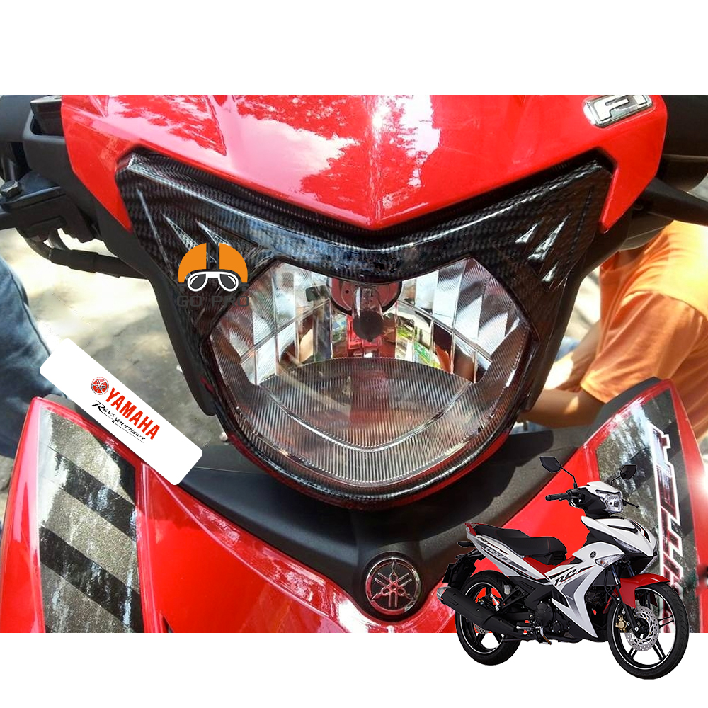 Ốp Viền Đèn Pha Dành Cho EXCITER 2015 Nhựa Xi
