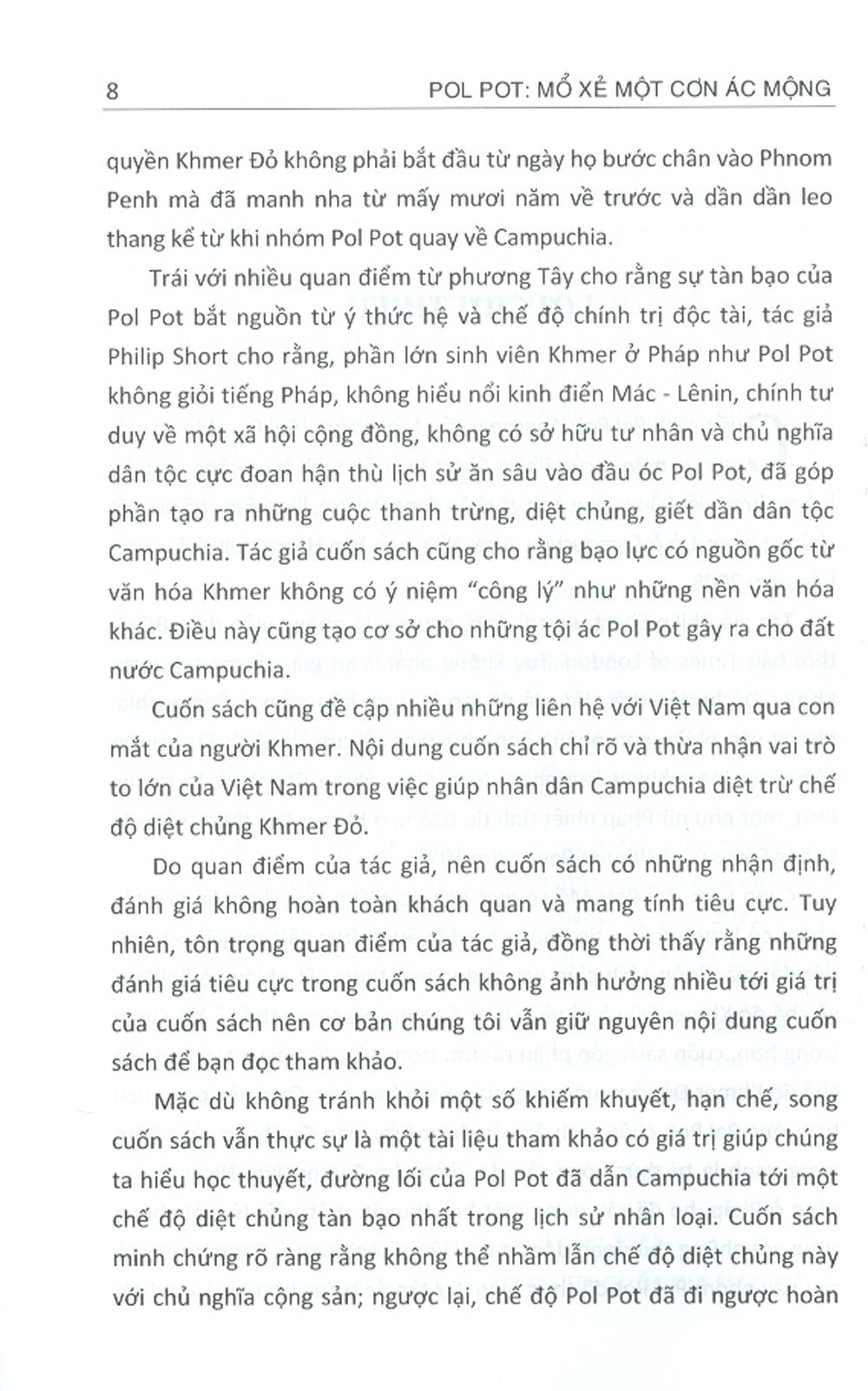 Polpot : Mổ Xẻ Một Cơn Ác Mộng