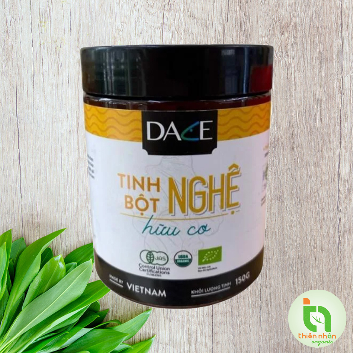Tinh bột nghệ hữu cơ Dace 150g