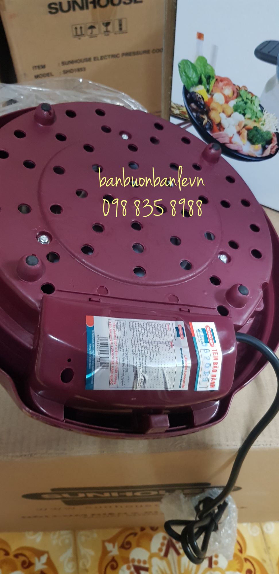 Lẩu điện  3.5L SUNHOUSE SH535L
