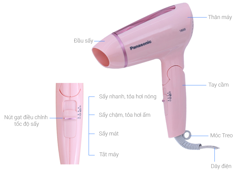 Máy sấy tóc Panasonic EH-ND30 - Hàng chính hãng