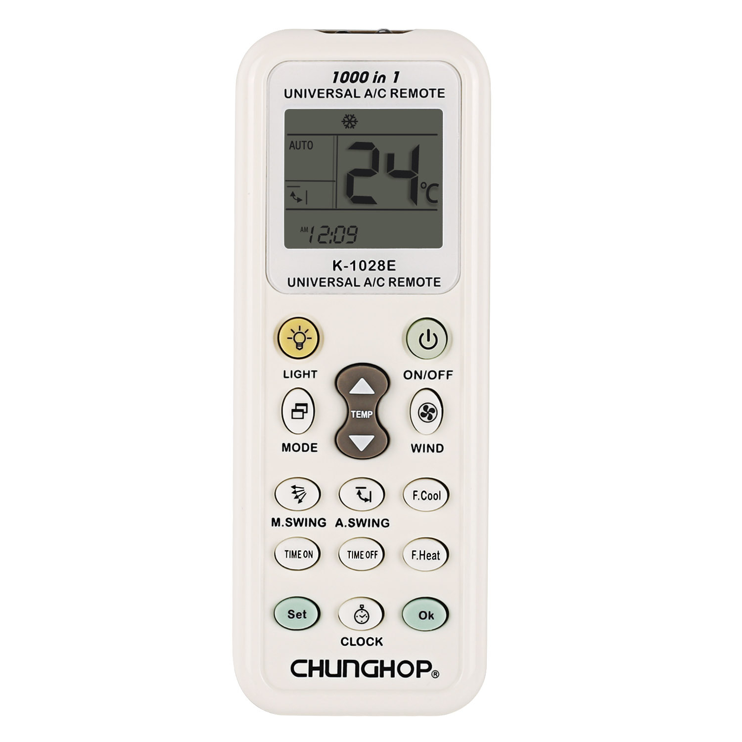 Remote Điều Khiển Máy Lạnh K1028E ChungHop - Phụ Kiện Thay Thế Chính Hãng