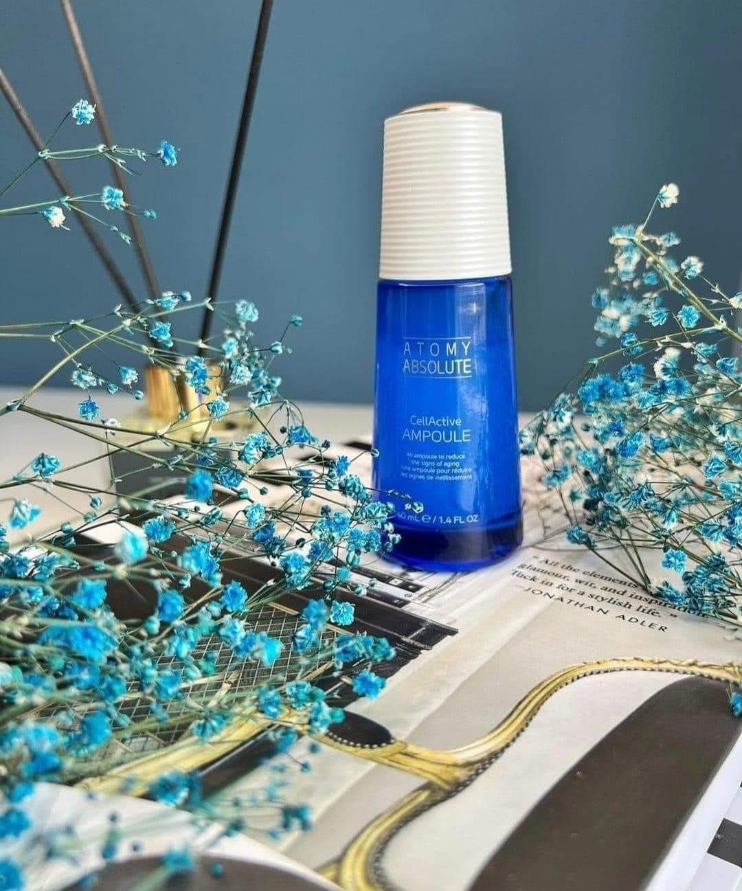 Tinh chất Tế bào gốc trẻ hóa da, tái tạo Collagen và phục hồi da căng bóng 50ml - Atomy absolute Cellactive ampoule - 애터미 앱솔루트 셀랙티브 앰플 - Атоми СеллАктив Ампула