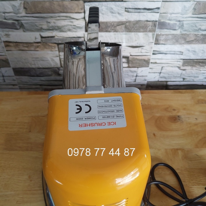 [HCM]Máy bào nước đá cao cấp ống inox