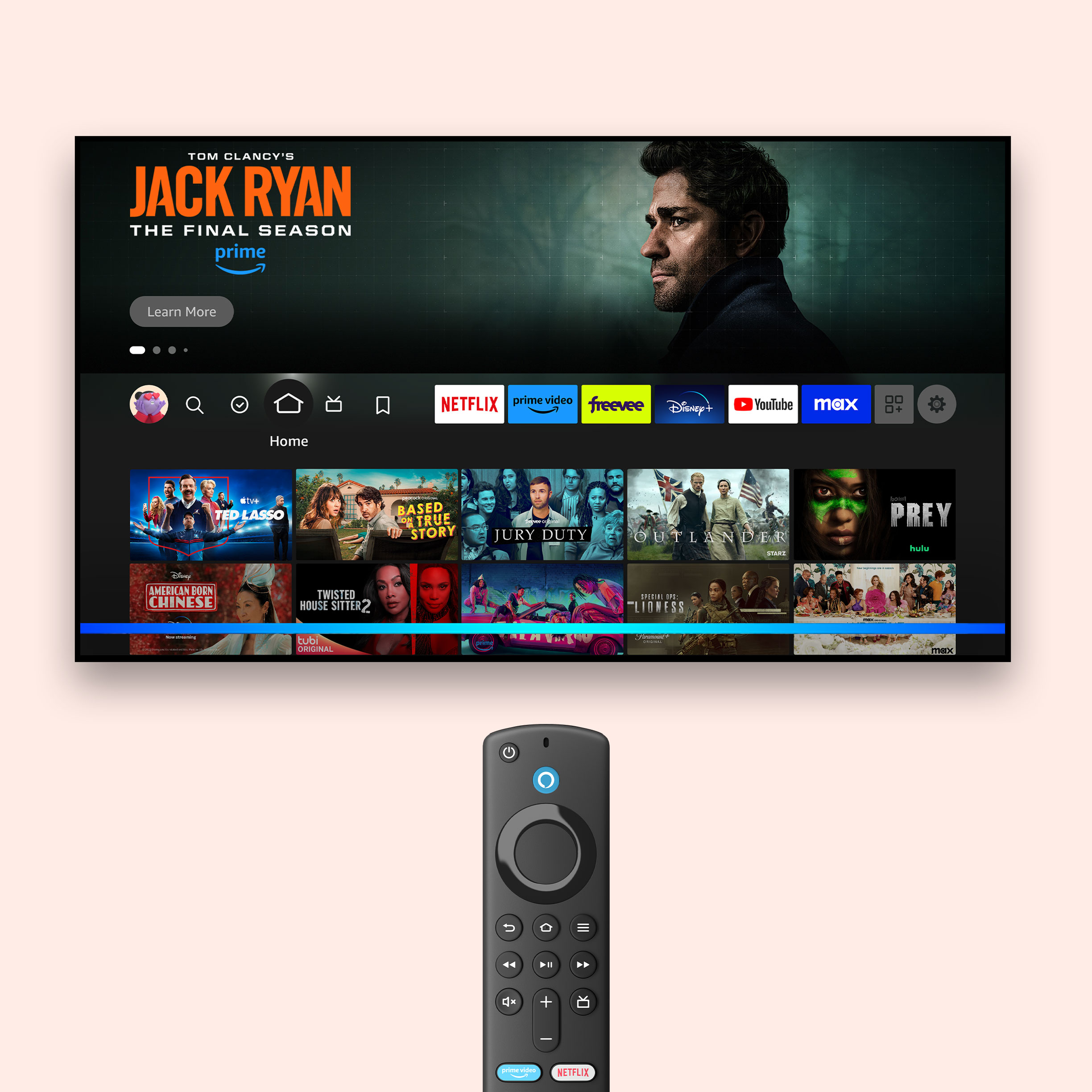 Amazon Fire TV stick 4K/4K MAX (Kèm Alexa Voice Remote ) mới 100% + Bảo hành 12 tháng