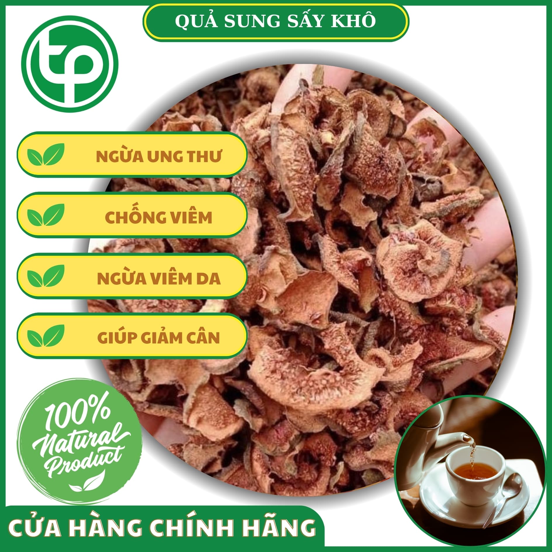 Quả sung sấy khô 1kg - Hàng sạch thơm cao cấp - Thảo Dược Tấn Phát