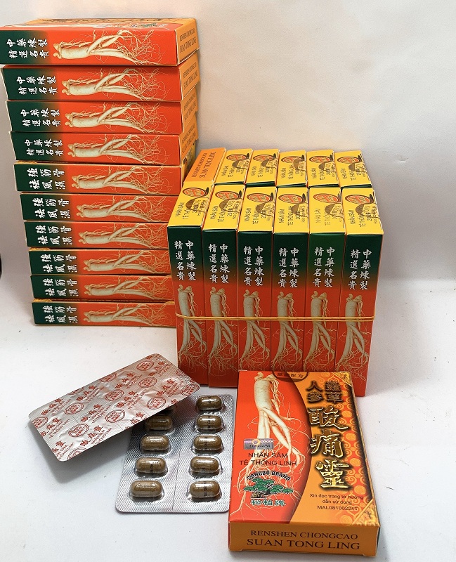 Nhân sâm tê thống linh 20 viên – hỗ trợ xương khớp