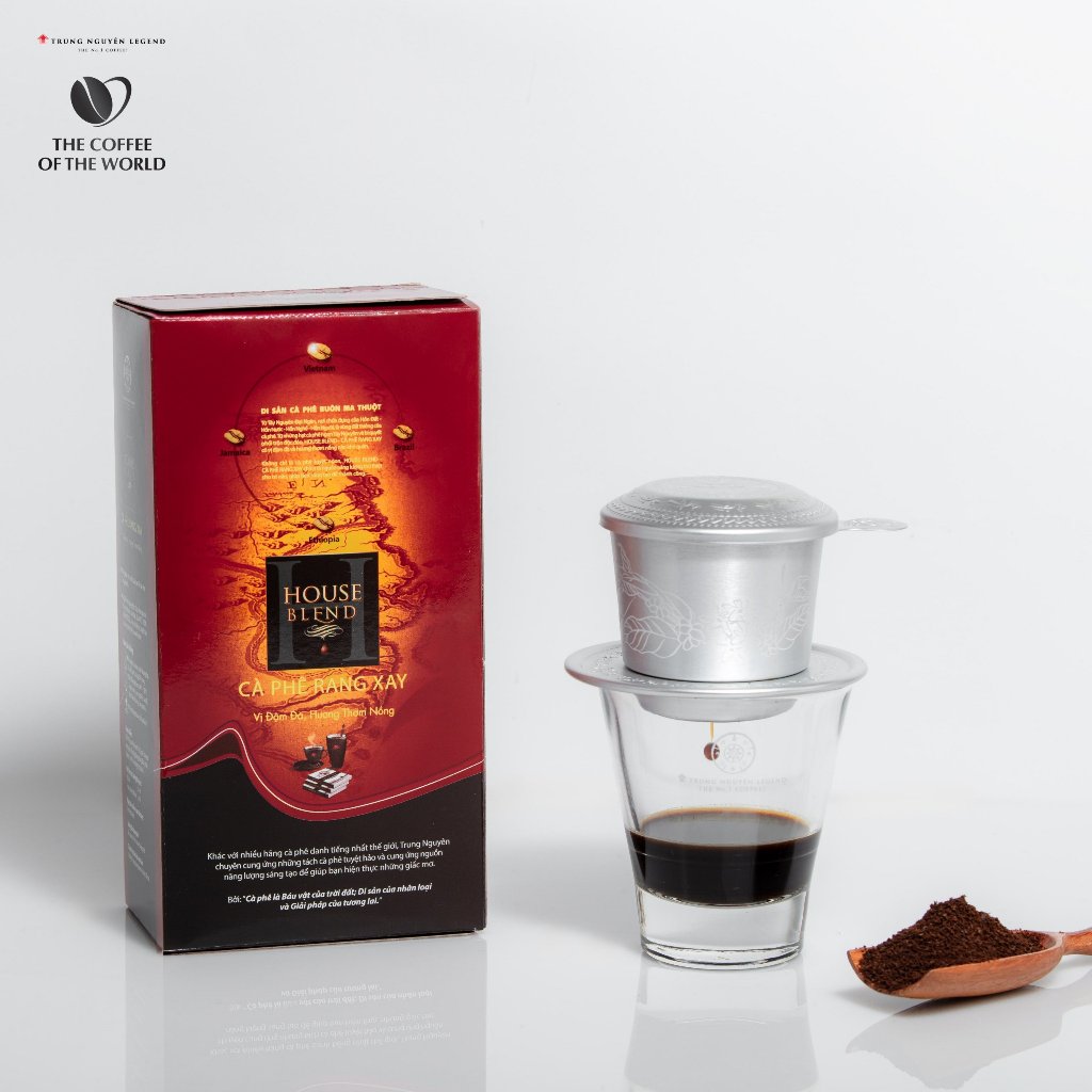 [HCM]Cà phê rang xay Trung Nguyên - Cà phê House Blend