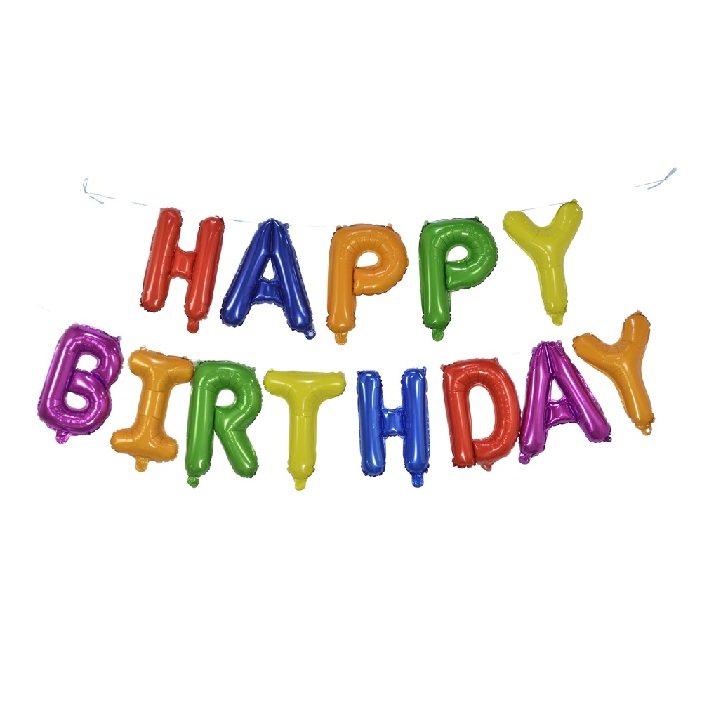Set 13 Chữ Bóng HAPPY BIRTHDAY trang trí sinh nhật (40cm)