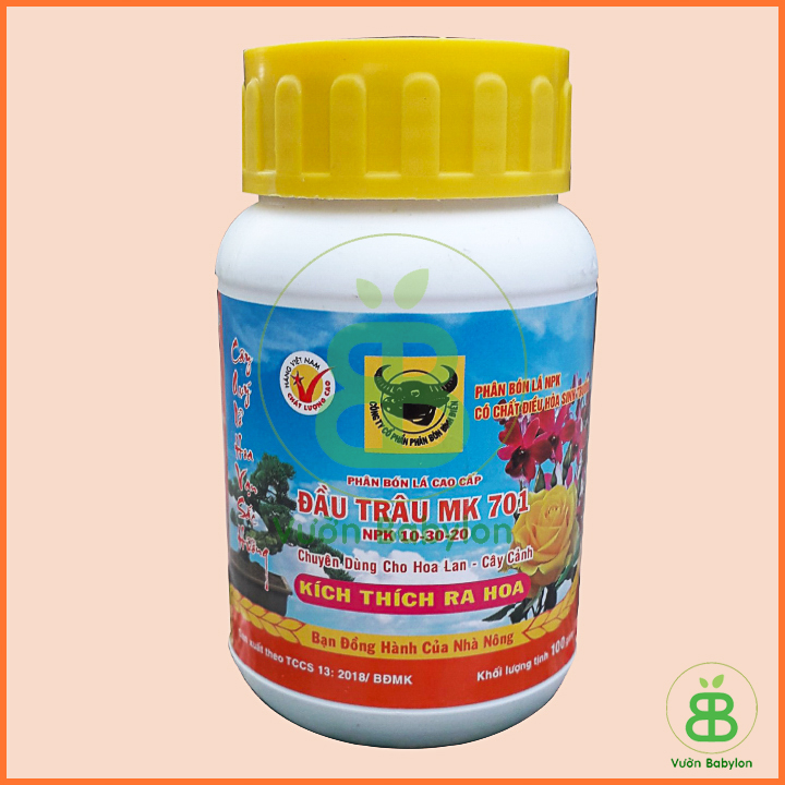 Phân Bón Đầu Trâu 701 Kích Thích Ra Hoa 100Gr