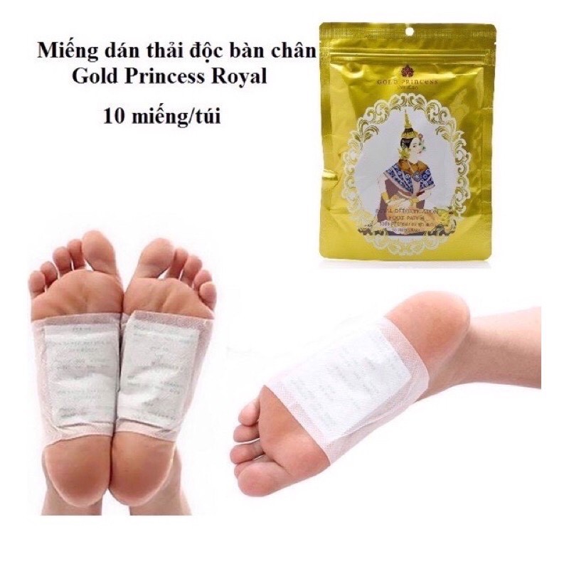[hàng xịn]Miếng dán thải độc chân Thái Lan hộp 10 miếng hiệu quả