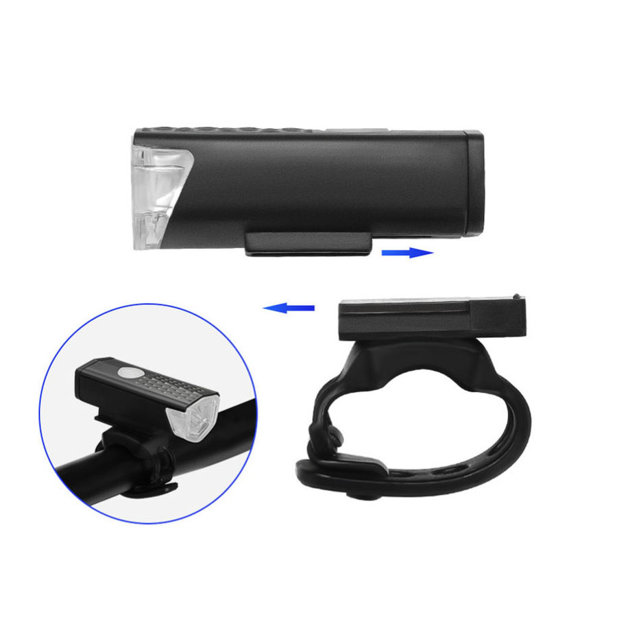 BỘ ĐÈN GẮN XE ĐẠP BAO GỒM 1 ĐÈN TRƯỚC VÀ 1 ĐÈN SAU - ĐÈN DÙNG PIN SẠC TIẾT KIỆM CHI PHÍ - PIN TÍCH HỢP BÊN TRONG ĐÈN