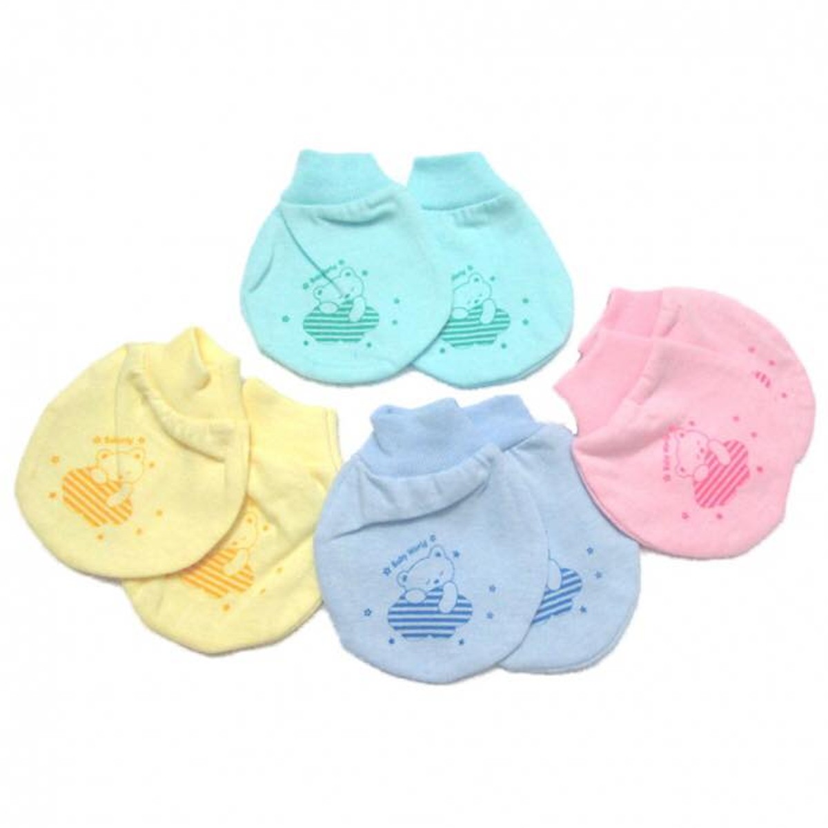 Bộ một đôi bao tay và một đôi bao chân cho bé sơ sinh
