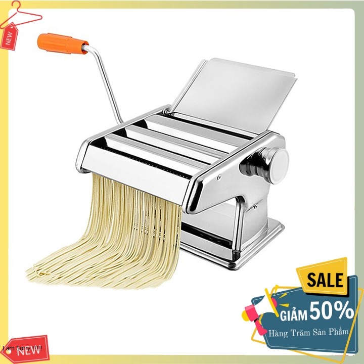 Máy cán mỳ sợi gia đình 3 lưỡi cắt, máy cắt mì