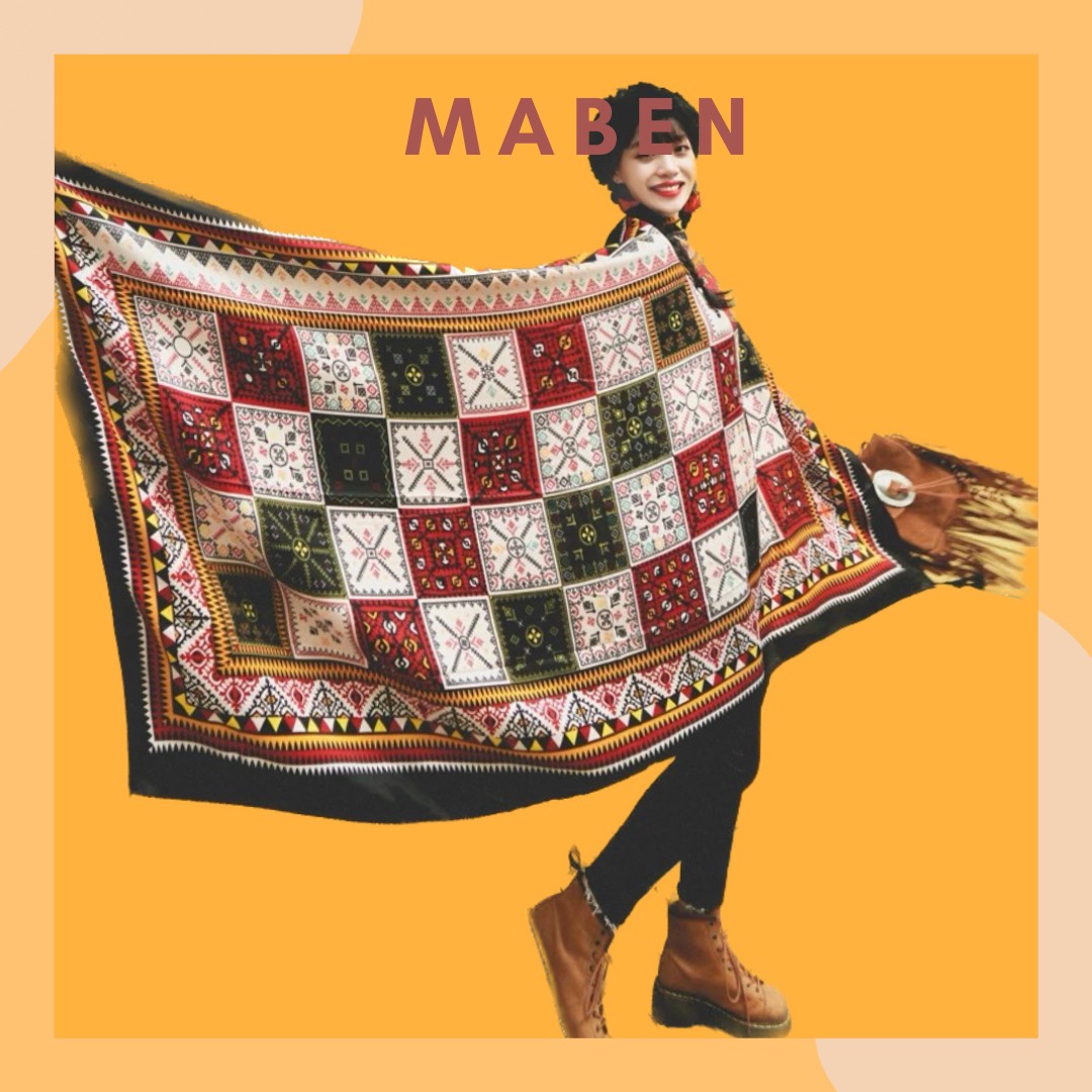 [HCM]Khăn choàng thổ cẩm - Khăn choàng bohemian