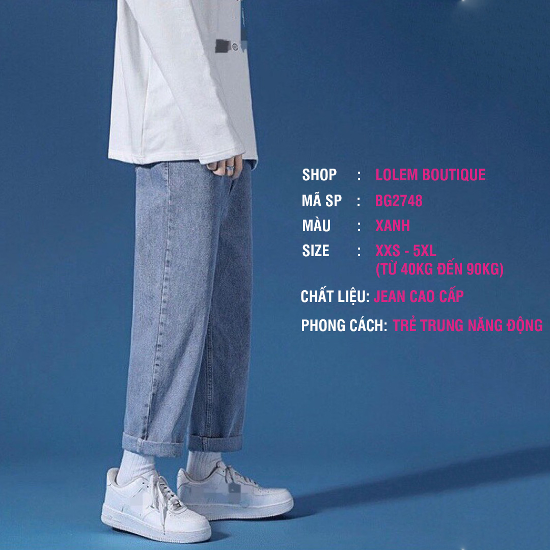 Quần baggy Nam ống rộng dáng suông thời trang phong cách Hàn Quốc - Hot trend 2023