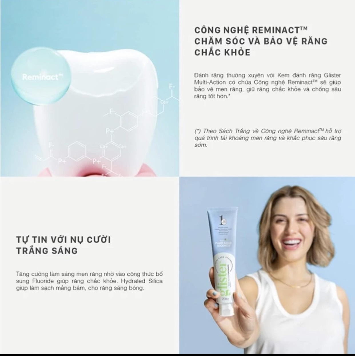 Kem Đánh Răng Đa Năng G..lis..ter Mul.ti-Ac.tion Tooth..paste 200g Mẫu Mới
