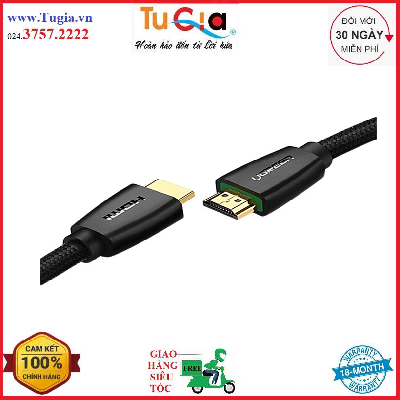 Cáp HDMI 2.0 Ugreen 40414 10m - Hàng Chính Hãng
