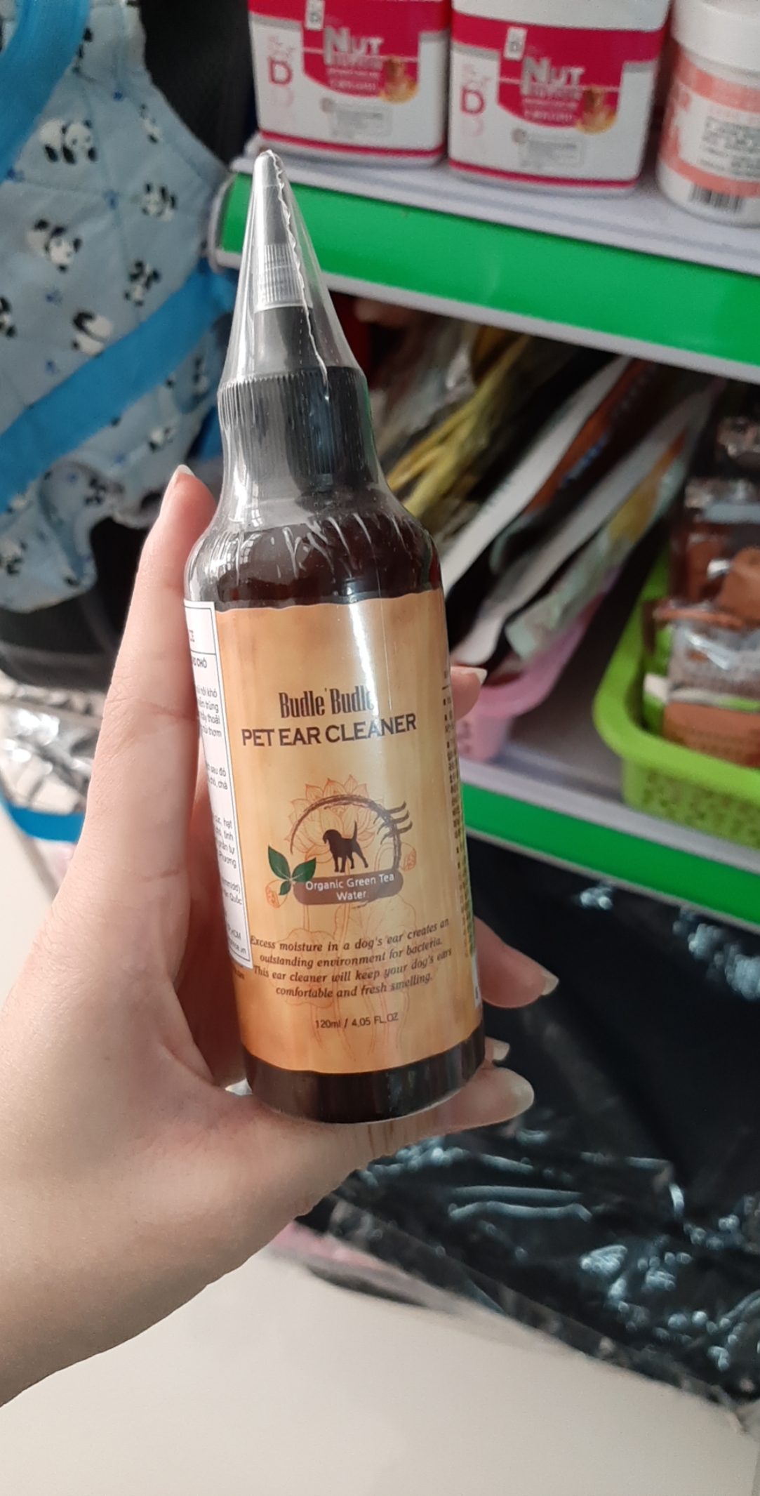 Dung dịch vệ sinh tai cho chó mèo Buddle
