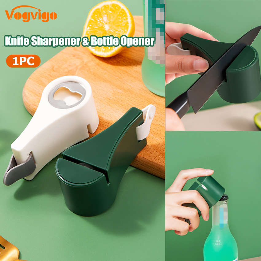1Pc Creative Multi-Functional Sharpening Stone Bottle Opener Two-In-One Home Bottle Opener Portable Wine Starter Beer Bottle Opener