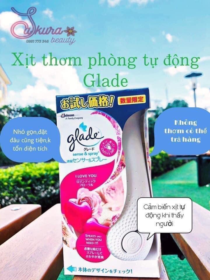 Xịt thơm phòng tự động GLADE nội địa Nhật