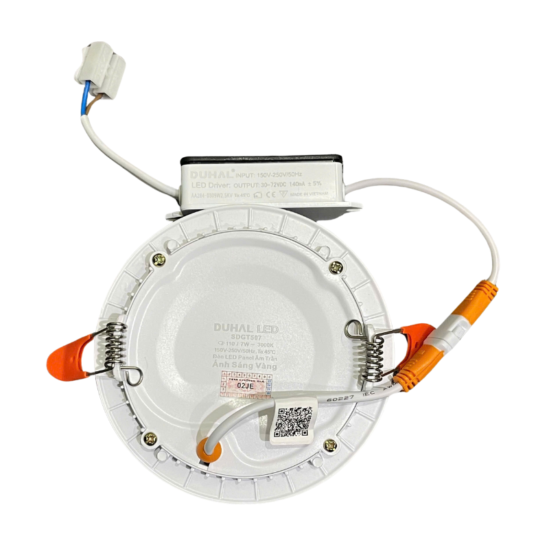 Đèn led panel âm trần 7W Duhal SDGT507