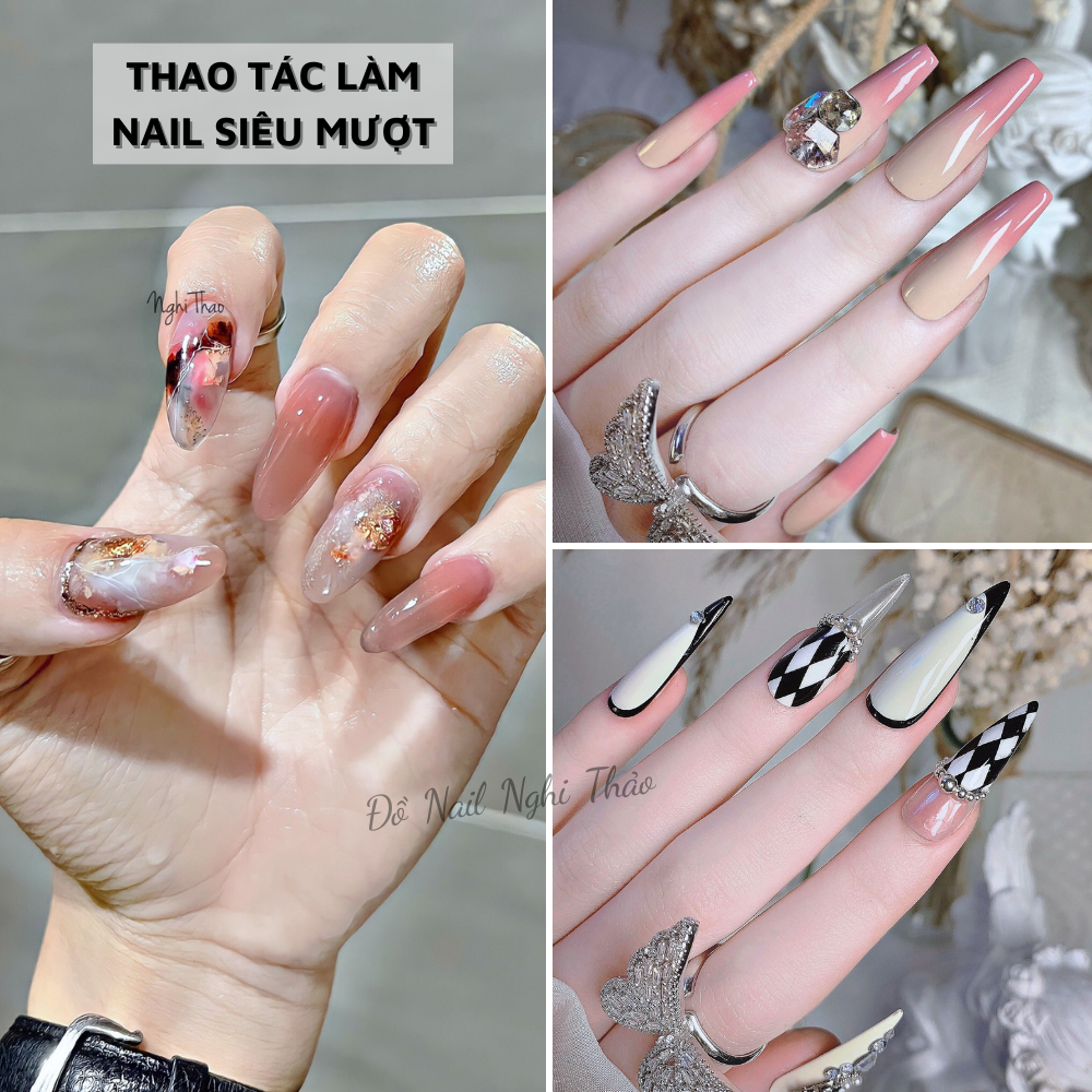 Cọ vẽ nét nail JELIVA 2 đầu Nghi Thảo