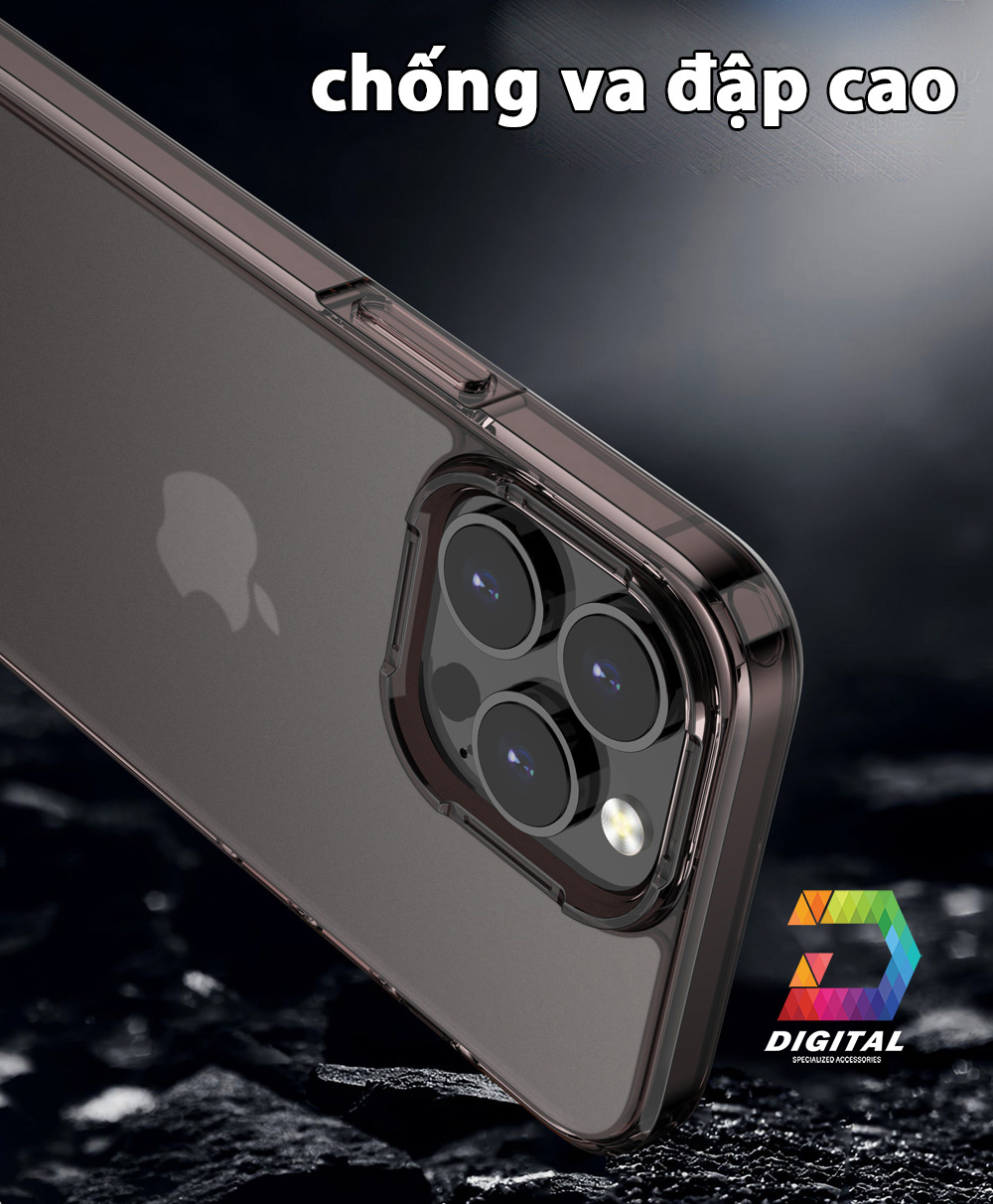 Ốp Lưng iPhone Viền Silicon Chống Va Đập Cao Cấp Chính Hãng iPAKY Bản 2026